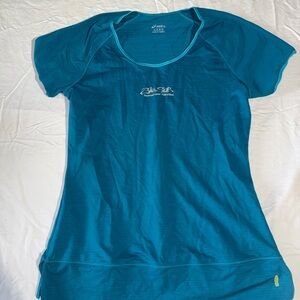 Asics Teal Short Sleeve Women's Top